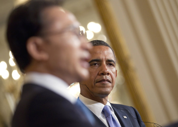 Lee Myung-bak, Barack Obama