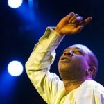The Senegalese singer, songwriter and now presidential candidate Youssou N'Dour in July, performing at the Montreux Jazz Festival in Switzerland.