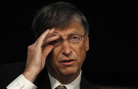 Microsoft founder and philanthropist Bill Gates speaks at the "Uniting to Combat Neglected Tropical Diseases" conference at the Royal College of Physicians in London
