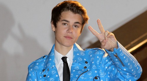 Canadian singer and actor Justin Bieber Canadian singer and actor Justin Bieber
waves as he arrives to attend the annual NRJ Music Awards ceremony on January 28, 2012 in Cannes, French Riviera. AFP
PHOTO VALERY HACHE (Photo credit should read VALERY HACHE/AFP/Getty Images)