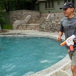 A photo of President Obama with a water gun, from Vice President Joe Biden's Twitter feed.