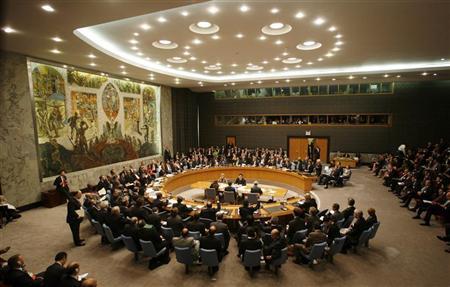 The United Nations Security Council unanimously approves a resolution calling on
nuclear weapons states to scrap their arsenals at the U.N. General Assembly The United Nations Security Council votes unanimously to
approve a resolution calling on nuclear weapons states to scrap their arsenals during the United Nations General Assembly at
U.N. headquarters in New York, September 24, 2009. REUTERS/Mike Segar
