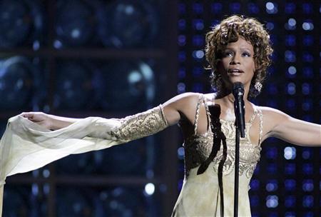 File photo of Whitney Houston at the World Music Awards in Las Vegas