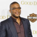 Director and actor Tyler Perry poses at the premiere of his new film "Good Deeds" in Los Angeles, California February 14, 2012. REUTERS/Fred Prouser