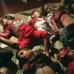 grab of children lying dead after heavy shelling by the forces in Houla in Homs province of Syria. AFP