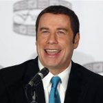 Actor John Travolta speaks during a news conference to promote the film "Gotti:Three Generations" in New York in this file photo taken April 12, 2011. REUTERS/Brendan McDermid/Files