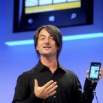 Joe Belfiore, corporate vice-president of Microsoft, introduces the Windows Phone 8 mobile operating system in San Francisco on June 20, 201