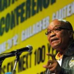 President Jacob Zuma addressing delegates at the ANC 4th National Policy Conference held at the Gallagher Estate in Midrand, Gauteng Province.