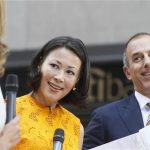 "Today" show hosts Ann Curry and Matt Lauer appear on set during the show in New York June 22, 2012. REUTERS/Brendan McDermid