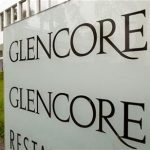 The logo of Glencore is seen in front of the company's headquarters in the Swiss town of Zug May 9, 2012. REUTERS/Arnd Wiegmann