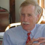 Former Maine Governor Angus King is pictured in this undated photograph released on June 22, 2012. REUTERS/Courtesy of the Office of Angus King/Handout