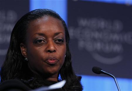 Nigeria's Oil Minister Alison-Madueke attends a session at the World Economic Forum (WEF) in Davos Nigeria's Oil Minister Diezani Alison-Madueke attends a session at the World Economic Forum (WEF) in Davos, January 27, 2012. REUTERS/Arnd Wiegmann
