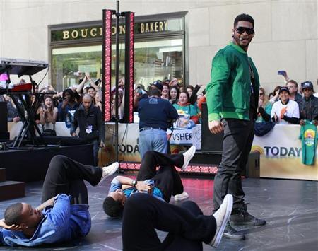 Singer Usher performs on NBC's 'Today' show in New York, May 18, 2012. REUTERS/Brendan McDermid