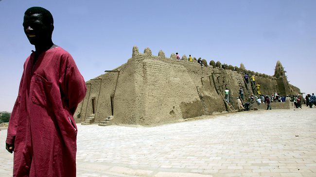 The Djinguereber mosque of Timbuktu . UNESCO has listed Mali's legendary town of Timbuktu as endangered world heritage because of the deadly unrest hitting the West African nation The Djinguereber mosque of Timbuktu . UNESCO has listed Mali's legendary town of Timbuktu as endangered world heritage because of the deadly unrest hitting the West African nation