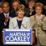 Democratic candidate for the U.S. Senate Martha Coakley concedes defeat in the special election to fill the Senate seat of the late Edward Kennedy in Boston, Massachusetts January 19, 2010. REUTERS/Brian Snyder