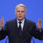 France's Prime Minister Jean-Marc Ayrault delivers a speech as he attends a political rally for the upcoming second tour of the legislative elections in Paris June 13, 2012. REUTERS/Gonzalo Fuentes