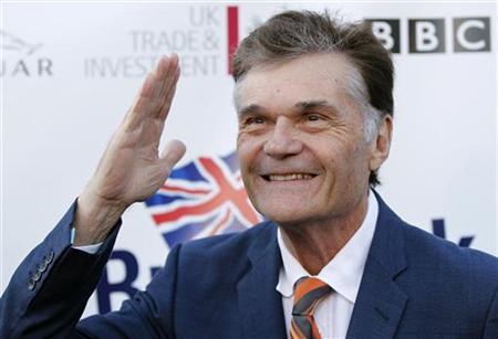 Actor Fred Willard poses at the Royal Wedding-themed champagne launch of BritWeek at the British Consul General's official residence in Los Angeles, April 26, 2011. REUTERS/Danny Moloshok