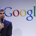 Google CEO Larry Page speaks during a press announcement at Google's headquarters in New York in this May 21, 2012 file photo. REUTERS/Eduardo Munoz
