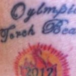 London 2012: Spelling error in torchbearer's Olympic tattoo