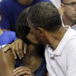 The Obamas have a 'Kiss Cam' moment (and then another)