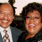 Sherman Hemsley (L) and Isabel Sanford, the stars of the popular television series "The Jeffersons" pose as they arrive for the premiere screening of the new television special "50 Years of Television" in Los Angeles in this April 16, 1997 file photo. REUTERS/Fred Prouser/Files