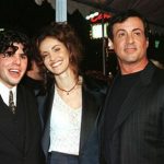 Sage Stallone, (L) appears at the premier for "Daylight" with Amy Brenneman and his father Sylvester Stallone (R) in Los Angeles in this December 5, 1996 file photo. REUTERS/Fred Prouser/Files.