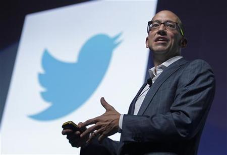 Twitter's CEO Dick Costolo gestures during a conference at the Cannes Lions in Cannes June 20, 2012. Cannes Lions is the International Festival of creativity. REUTERS/Eric Gaillard
