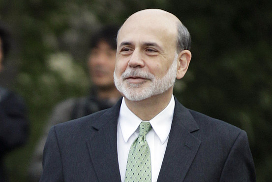 Federal-Reserve-Chairman-Ben-Bernanke-outside-the-Jackson-Hole-Economic-Symposium-on-Friday.