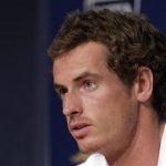 Britain's Andy Murray answers questions at a news conference ahead of the 2012 U.S. Open tennis tournament in New York August 25, 2012. REUTERS/Eduardo Munoz
