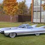 The 1959 Cadillac Cyclone concept car is pictured in this undated handout photo received by Reuters August 9, 2012. REUTERS/General Motors/Handout