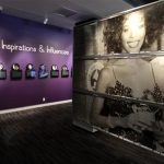 A large photograph of the late singer Whitney Houston posing with a Grammy Award is pictured during a press preview of the new exhibit "Whitney! Celebrating The Musical Legacy of Whitney Houston", at The Grammy Museum in Los Angeles, California August 15, 2012. REUTERS/Fred Prouser