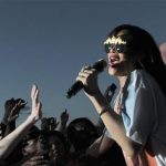 Rihanna goes into the crowd during a performance at the Hackney Weekend festival at Hackney Marshes in east London, June 24, 2012. REUTERS/Olivia Harris