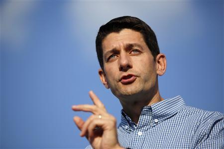 Republican vice presidential candidate Representative Paul Ryan (R-WI) speaks during a campaign rally at Miami University in Oxford Republican vice presidential candidate Representative Paul Ryan (R-WI) speaks during a campaign rally at Miami University in Oxford, Ohio August 15, 2012. REUTERS/Aaron Bernstein