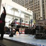 Danny O'Donoghue (L) performs with his band The Script on NBC's "Today" show in New York June 10, 2011. REUTERS/Brendan McDermid