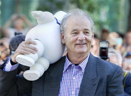 Actor Bill Murray carries a marshmallow doll he received from a fan as he arrives to the gala presentation for the film 'Hyde Park on Hudson' during the 37th Toronto International Film Festival Actor Bill Murray carries a marshmallow doll he received from a fan as he arrives to the gala presentation for the film 'Hyde Park on Hudson' during the 37th Toronto International Film Festival, September 10, 2012. REUTERS/Fred Thornhill