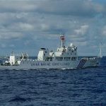 A Chinese surveillance ship Haijian No. 15 cruises in waters about 6 km (3.7 miles) off Uotsuri island, part of the disputed islands in the East China Sea, known as the Senkaku isles in Japan, Diaoyu islands in China, in this handout photo by Japan Coast Guard's 11th Regional Coast Guard headquarters September 14, 2012. REUTERS/11th Regional Coast Guard Headquarters-Japan Coast Guard/Handout