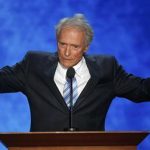 Actor Clint Eastwood endorses Republican presidential nominee Mitt Romney during the final session of the Republican National Convention in Tampa, Florida, August 30, 2012. REUTERS/Mike Segar