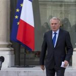 French Prime Minister Jean-Marc Ayrault walks to deliver a speech after the weekly cabinet meeting at the Elysee Palace in Paris, September 28, 2012. Ayrault announced a budget bill for 2013 that commits France to 30 billion euros ($39 billion) of tax hikes and spending cuts with the goal of reducing the public deficit to 3 percent of GDP next year to honour the country's European commitments. REUTERS/Philippe Wojazer