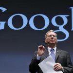 Google Executive Chairman Eric Schmidt speaks at a promotional event for the Nexus 7 tablet in Tokyo September 25, 2012. REUTERS/Kim Kyung-Hoon