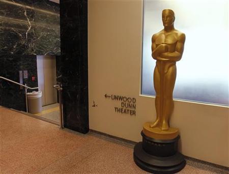 A large Oscar statue stands in the hallway at The Academy's Pickford Center for Motion Picture Study in Hollywood A large Oscar statue stands in the hallway at The Academy of Motion Picture Arts & Sciences Pickford Center for Motion Picture Study in Hollywood September 10, 2012. REUTERS/Fred Prouser