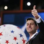Vice presidential running mate Rep. Paul Ryan acknowledges the crowd at the final session of the Republican National Convention in Tampa, Florida August 30, 2012. REUTERS/Eric Thayer