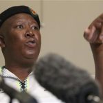 Expelled African National Congress Youth League (ANCYL) President Julius Malema addresses a media conference in Johannesburg September 18, 2012. REUTERS/Jordi Matas
