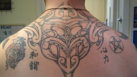 Peter Clarke's tattoo