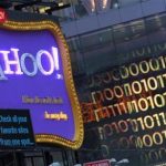 A Yahoo! billboard is seen in New York's Time's Square January 25, 2010. REUTERS/Brendan McDermid