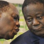 The PDCI's Henri Konan Bedie (r) backed Alassane Ouattara in the 2010 run-off