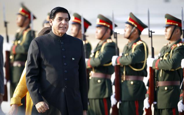 Pakistan's Prime Minister Raja Pervaiz Ashraf arrives at Wattay International Airport in Vientiane, Laos. Photo Pakistan's Prime Minister Raja Pervaiz Ashraf arrives at Wattay International Airport in Vientiane, Laos. Photo: AP