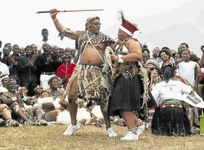 President Jacob Zuma celebrates during one of his weddings President-Jacob-Zuma-celebrates-during-one-of-his-weddings