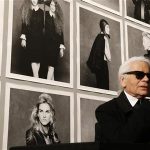 Chanel's creative director Karl Lagerfeld poses before the opening of his photo exhibition entitled "Little Black Jacket" at the Grand Palais in Paris November 8, 2012. REUTERS/Benoit Tessier