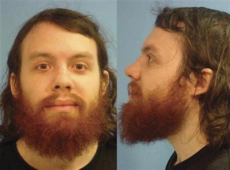Andrew Auernheimer is seen in this police booking photograph taken by the Fayetteville, Arkansas Police Department June 15, 2010 and released January 18, 2011. REUTERS/Fayetteville Police/Handout