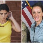 A combination photo shows Jill Kelley (L), a friend of former U.S. General David Petraeus' family, in Tampa, Florida on November 12, 2012 and Petraeus' biographer Paula Broadwell, in an ISAF handout image, originally posted July 13, 2011. REUTERS/Brian Blanco/ISAF/Handout
